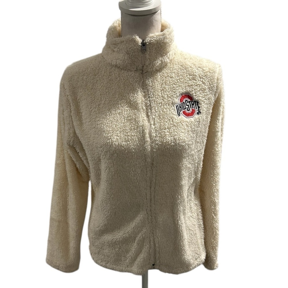 {Gen. 2} Juniors Ohio State Buckeyes Fleece Full Zip Jacket